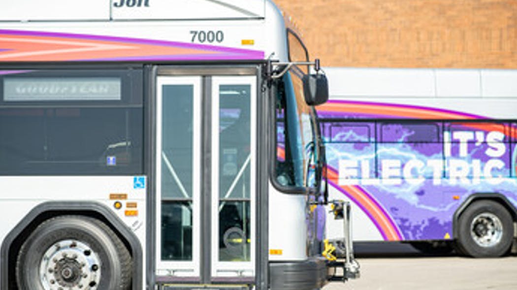 The new Urban Max BSAEV tire from Goodyear was designed in partnership with Gillig and is the first Goodyear tire engineered specifically with low rolling resistance for EV transit and Metro buses to help extend range and handle the increased load capacity.