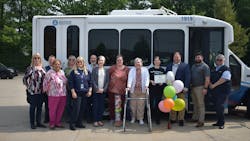 Tammy Brooks, a Laketran Dial-a-Ride rider, was received as the 25 millionth rider in the history of Laketran on June 6. Tammy Brooks, a Laketran Dial-a-Ride rider, was received as the 25 millionth rider in the history of Laketran on June 6.
