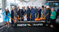 MARTA, city of Atlanta and community representatives celebrated the start of construction on the Summerhill BRT project - the region's first BRT project.