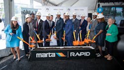 MARTA, city of Atlanta and community representatives celebrated the start of construction on the Summerhill BRT project - the region's first BRT project. MARTA, city of Atlanta and community representatives celebrated the start of construction on the Summerhill BRT project - the region's first BRT project.