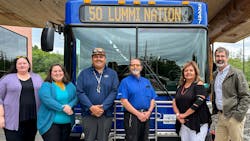 Tribal leaders and WTA board members gathered on June 13 to commemorate the route name change at the Lummi Nation Tribal Administration Building. Tribal leaders and WTA board members gathered on June 13 to commemorate the route name change at the Lummi Nation Tribal Administration Building.