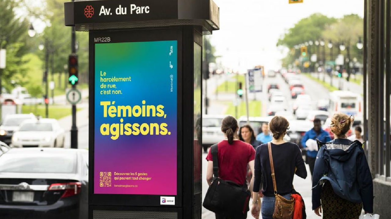 The city of Montr&eacute;al, the SPVM and the STM have launched a new campaign to denounce street harassment.