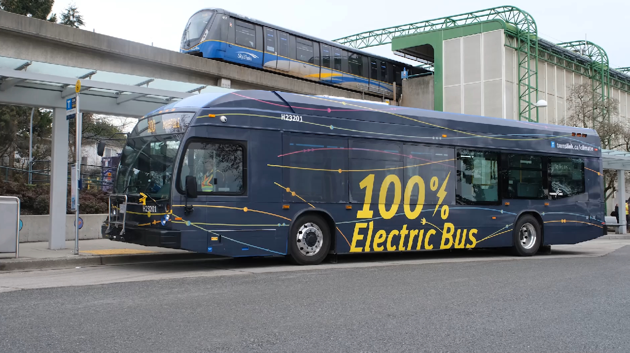 TransLink is conducting a new study that uses excess energy generated by SkyTrain and trolleybus systems to charge electric vehicles.