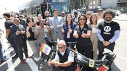 LADOT and L.A. Metro celebrate completion of Venice Boulevard Priority Lane Project. LADOT and L.A. Metro celebrate completion of Venice Boulevard Priority Lane Project.