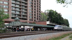 The existing station at Crystal City.