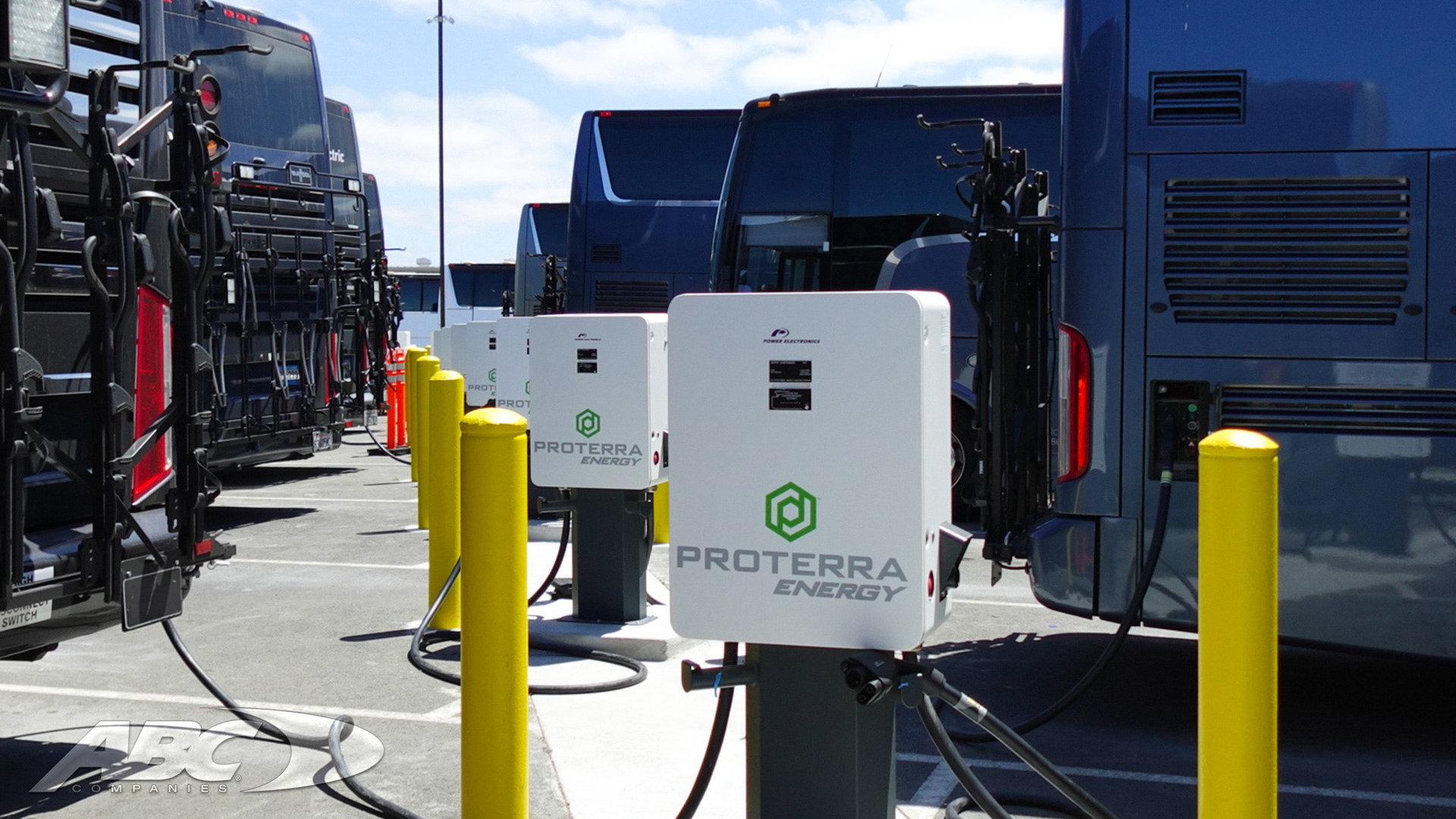ABC Companies and Proterra Inc's electric motorcoach charging facility has officially opened for business.