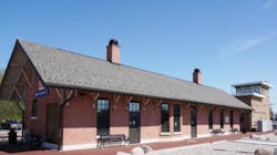 Blue Island-Vermont Street Station depot.