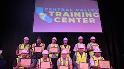 The 11 students who completed the Central Valley Training Center’s 12-week, pre-apprenticeship program at their graduation ceremony. The 11 students who completed the Central Valley Training Center’s 12-week, pre-apprenticeship program at their graduation ceremony.