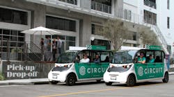 Circuit has launched an on-demand electric shuttle service in southwest Washington, D.C.'s MID. Circuit has launched an on-demand electric shuttle service in southwest Washington, D.C.'s MID.