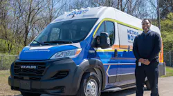 A MetroNow! van with an operator