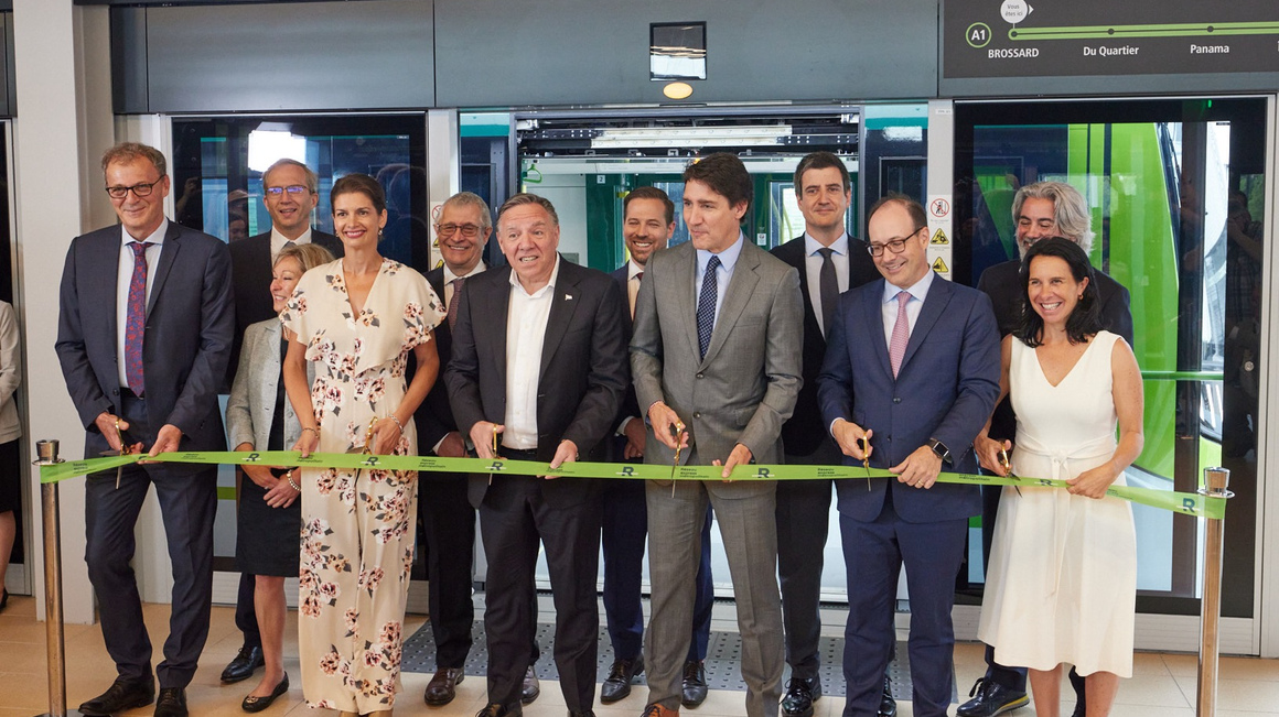 The first phase of the REM automated light-rail system was commissioned on July 28 ahead of the South Shore Branch's regular service start date of July 31.