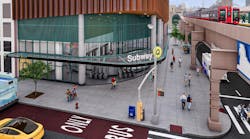 A rendering of the 125 Street Station as part of Phase 2 of the Second Avenue Subway project.