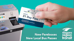 New fareboxes Niagara Region Transit graphic.