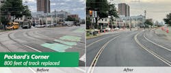 MBTA's Packard Center before/after. MBTA's Packard Center before/after.