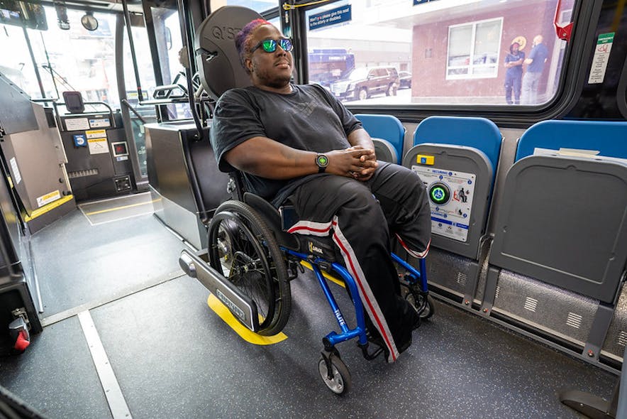 MTA launches pilot of wheelchair securement device Mass Transit