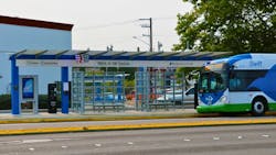 Community Transit has opened a new Swift Blue Line station on northbound Highway 99 at 196th St. SW in Lynnwood. Community Transit has opened a new Swift Blue Line station on northbound Highway 99 at 196th St. SW in Lynnwood.