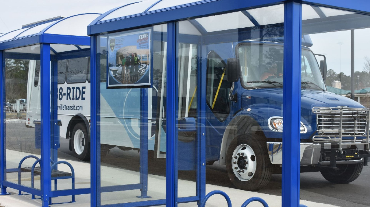 Tolar Manufacturing Company has delivered 12 Niagara Series bus shelters to the city of Jacksonville, N.C.