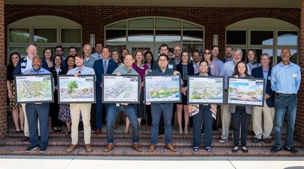 &NegativeMediumSpace;&NegativeMediumSpace;&NegativeMediumSpace;Representatives from partner communities received TOD &apos;playbooks&apos; and development renderings at a May 2023 meeting in Apex.