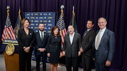 MTA Chair and CEO Lieber joined New York Gov. Kathy Hochul to announce nation-leading Cybersecurity strategy at New York University Tandon School of Engineering on Aug. 9