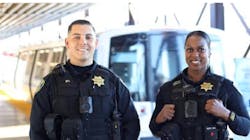 BART police officers. BART police officers.