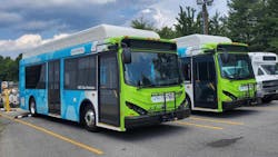 The city of Burlington, Ga., has received two K7M 30-foot battery-electric buses to serve the passengers of its Link Transit fleet.