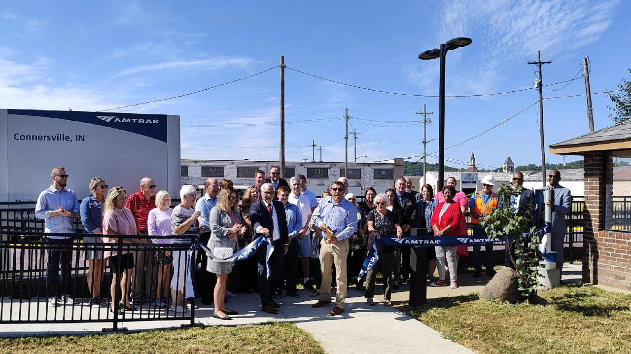 Amtrak has completed the Connersville Station.