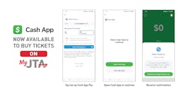 JTA has become the first transit agency in the U.S. to offer Cash App for mobile ticketing.