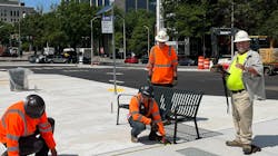 Crews working on GRTC’s new Downtown Transit Station. Crews working on GRTC’s new Downtown Transit Station.