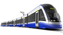A rendering of the Valley Line Southeast LRT trains.