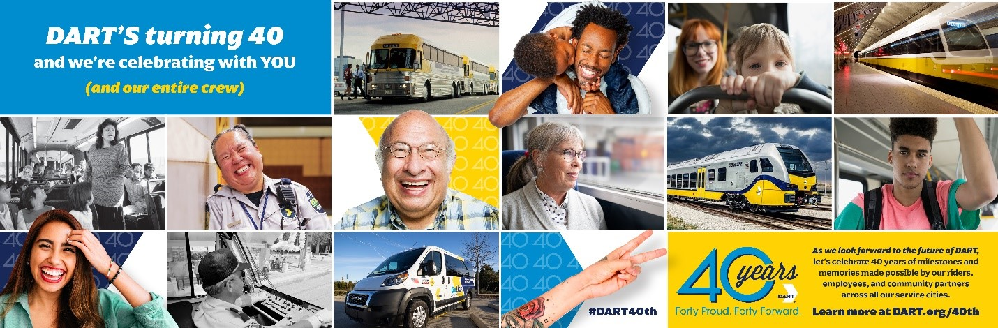 Aug. 13 marks the 40-year anniversary of the formation of DART in 1983.