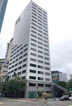 TriMet’s administrative offices occupy six floors of the 20-story One Main Place building. TriMet’s administrative offices occupy six floors of the 20-story One Main Place building.