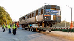 MARTA has shipped off the first of two railcars bound for the Georgia coast and eventually the Atlantic Ocean.