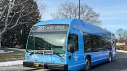 BEBs begin return to service on MCTS&rsquo; CONNECT 1 BRT.
