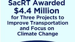 SacRT has been awarded a total of $4.4 million in state grant funding for three projects aimed at enhancing transportation infrastructure and addressing climate change impacts. SacRT has been awarded a total of $4.4 million in state grant funding for three projects aimed at enhancing transportation infrastructure and addressing climate change impacts.
