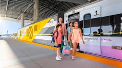 Brightline’s service to Orlando International Airport that will connect Orlando and south Florida will begin on Sept. 22. Brightline’s service to Orlando International Airport that will connect Orlando and south Florida will begin on Sept. 22.