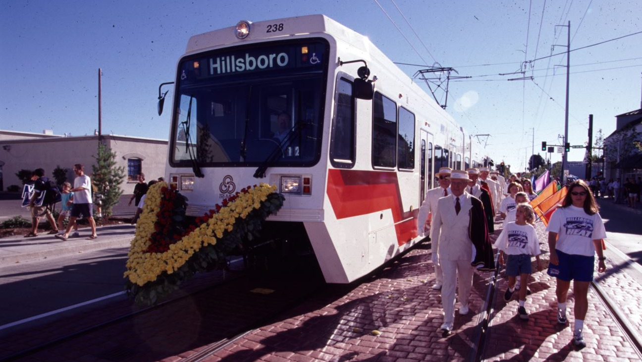 TriMet is celebrating the 25th anniversary of the Westside MAX Blue Line Extension.