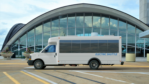 Lightning ZEV4&trade; shuttle bus.