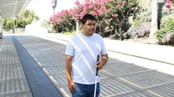 BART intern Erik Huizar poses for a portrait at Union City Station on Sept. 6, 2023. BART intern Erik Huizar poses for a portrait at Union City Station on Sept. 6, 2023.