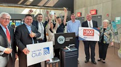 WMATA and MWAA celebrate 1 million customers at Washington Dulles International Airport Silver Line Metrorail Station.
