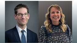 Community transit's new COO Roland Behee (left) and Chief Planning and Development Officer Melissa Cauley (rght). Community transit's new COO Roland Behee (left) and Chief Planning and Development Officer Melissa Cauley (rght).