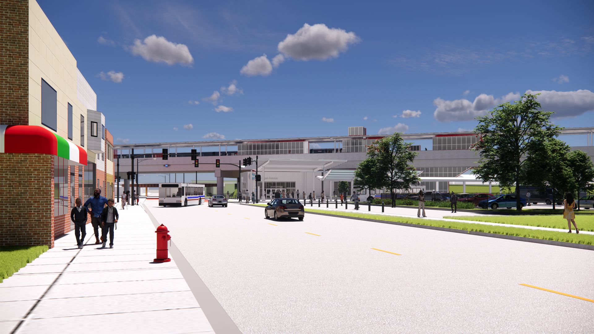 A rendering of the CTA's RLE Project.