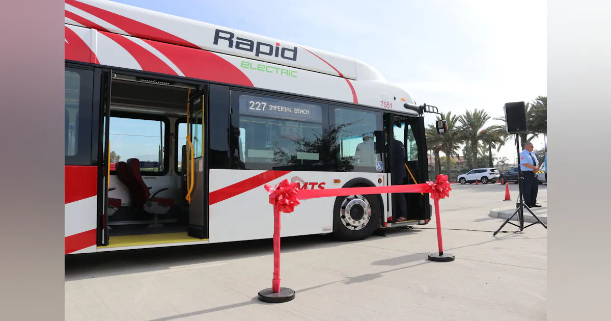 Paper Mts Bus San Diego MTS launches Rapid 227 | Mass Transit