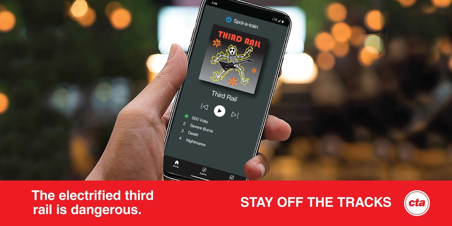 CTA has launched a new awareness campaign on dangers of trespassing on railroad tracks