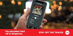 CTA has launched a new awareness campaign on dangers of trespassing on railroad tracks CTA has launched a new awareness campaign on dangers of trespassing on railroad tracks