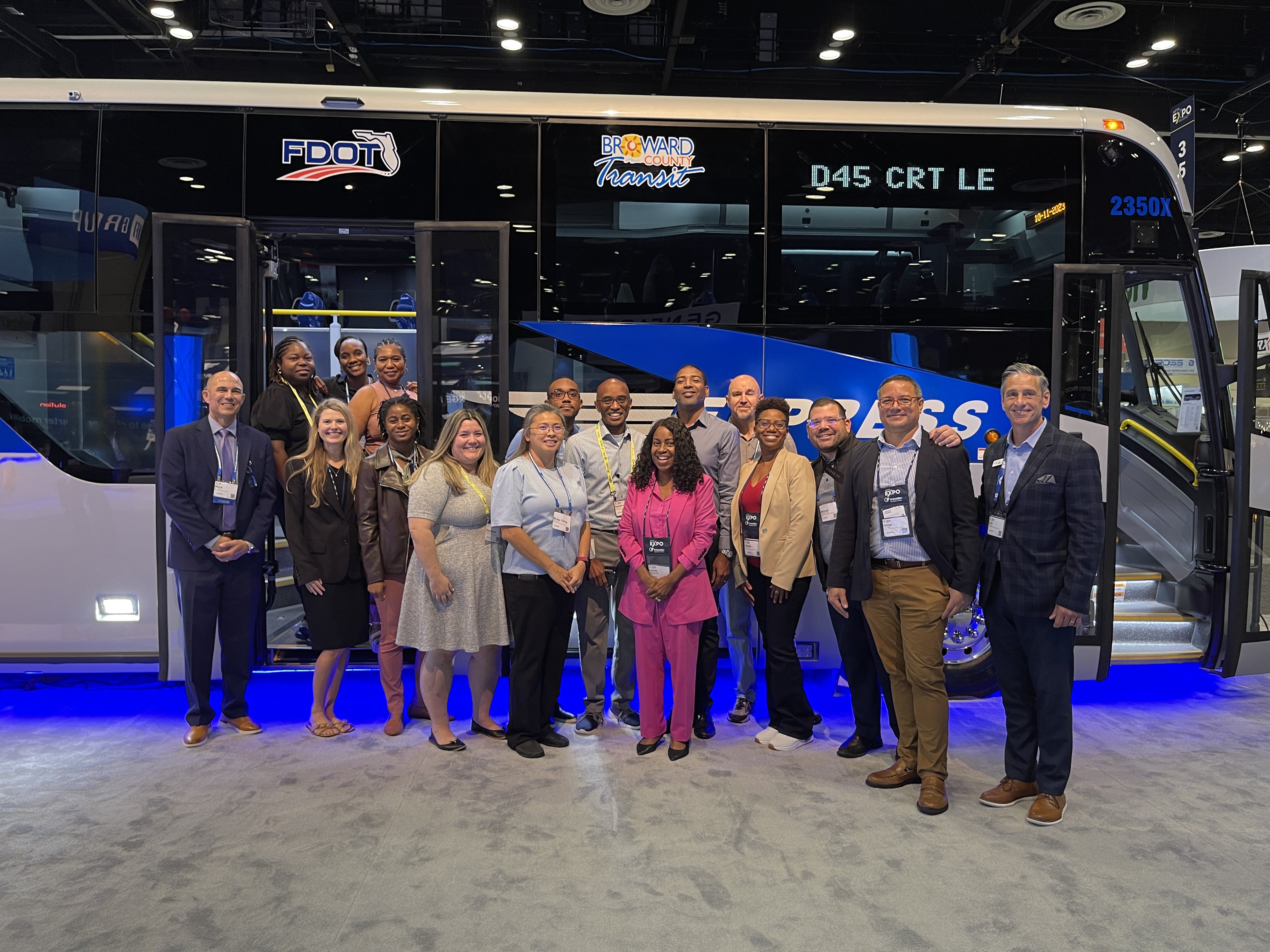 BCT showcases newest addition to electric fleet at APTA EXPO 2023.