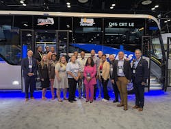 BCT showcases newest addition to electric fleet at APTA EXPO 2023. BCT showcases newest addition to electric fleet at APTA EXPO 2023.