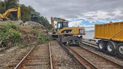 MTA's Metro-North Railroad returns to near-normal schedule after mudslide incident in Scarborough Oct. 21. MTA's Metro-North Railroad returns to near-normal schedule after mudslide incident in Scarborough Oct. 21.