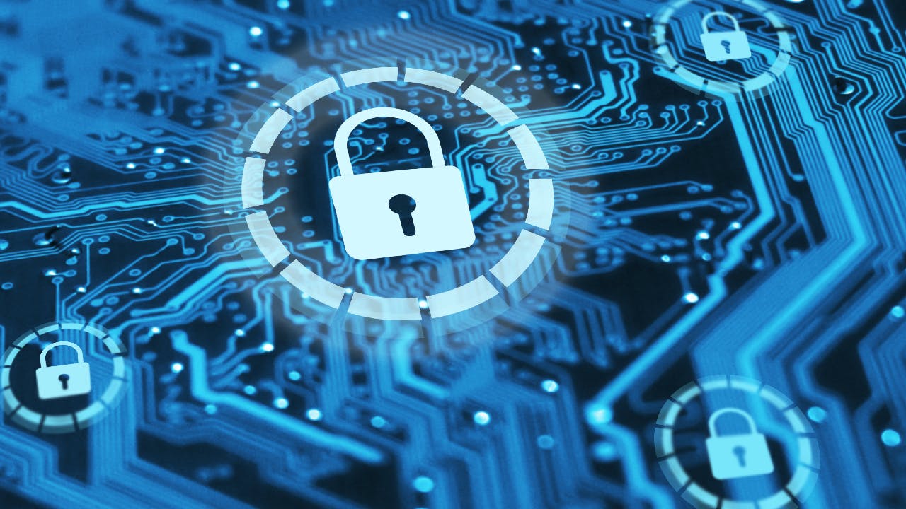 Cyber security and protection of private information and data concept.