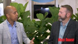 Left, Robert Victor, vice president, HASTUS, North America - GIRO and, right, Brandon Williamson, group publisher, Mass Transit. Left, Robert Victor, vice president, HASTUS, North America - GIRO and, right, Brandon Williamson, group publisher, Mass Transit.