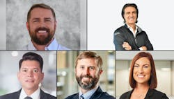 Clockwise from top left: James Carson; Philip Podgorny; Angel Peña; Matthew Lunemann and Erika Bruhnke Clockwise from top left: James Carson; Philip Podgorny; Angel Peña; Matthew Lunemann and Erika Bruhnke